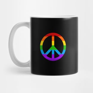 Retro Peace Symbol Mug